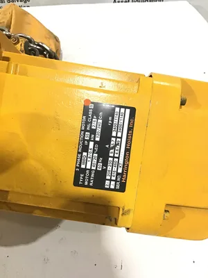 Harrington 2 Ton Electric Chain Hoist 15/5 FT/Min w/ 3 Phase Induction Motor