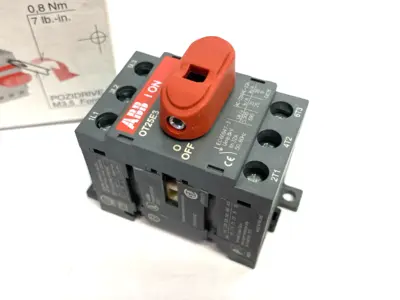 USED ABB LOAD BREAK SWITCH OT25E3 3-POLE