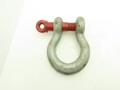 Crosby G-209 1-3/4" Galvanized Carbon Anchor Shackle with 2" Alloy Screw Pin