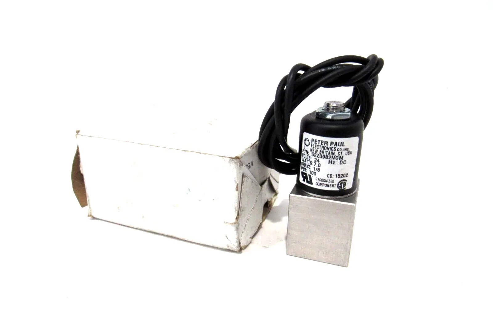 NEW PETER PAUL 52Z0982NGM SOLENOID VAVLE