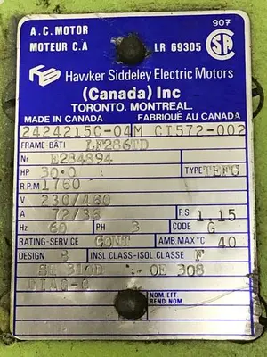 USED HAWKER SIDDELEY 2424215C-04