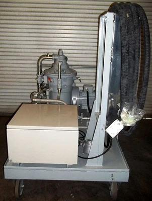 Mitsubishi OP-1000 XP oil purifier skid.