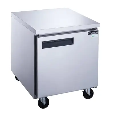 New | in-Stock Dukers New Dukers DUC29F Single Door Undercounter Freezer in Stainless Steel Undercounter Freezers Illinois US | Falcon Restaurant Supply #1376266