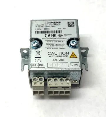 USED SIEMENS SINAMICS SAFE BRAKE MODULE