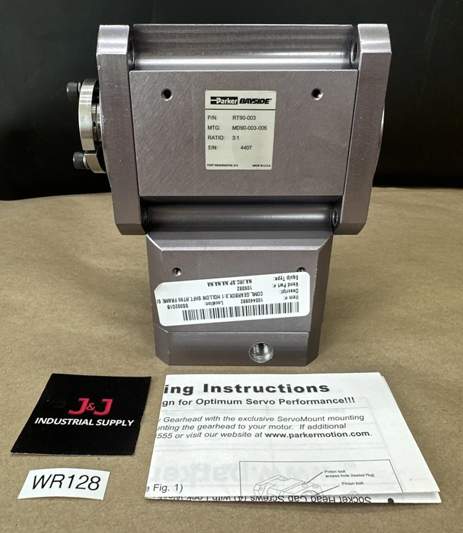 Used Parker Bayside RT90-003 Gearboxes Indiana US | J&J Industrial Supply #1076688