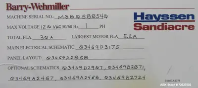 USED HAYSSEN ULTIMA ST