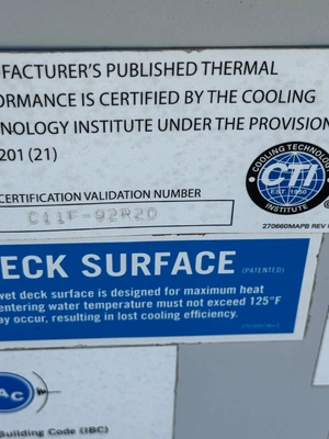 BALTIMORE AIRCOIL 300 Ton Cooling Tower Cooling Towers | Perry Equipment (3)