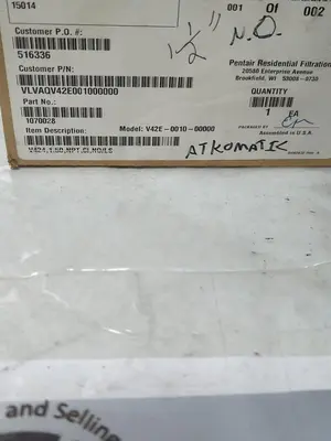 New | in-Stock AQUAMATIC V42E-0010-00000 Pump & Valve Parts | Surplus Asset Holdings #1218266