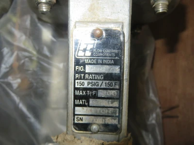 Flow Control Components FCC 6" -150# Knife Gate Hand Wheel Operated ; Unused Condition