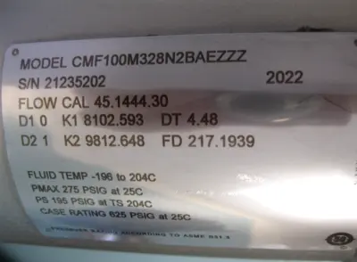 USED Micro Motion CMF100 M328N2BAEZZZ