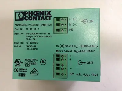 USED PHOENIX CONTACT CM125-PS-120-230AC/24DC/5/F