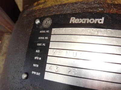 RexNord Venus Gear Reducer - 43.78 RATIO