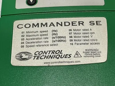 USED CONTROL TECHNIQUES SE 23400075