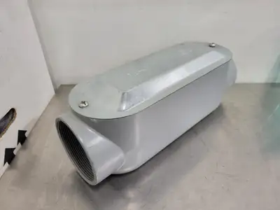 4 in. Type C Conduit Body with 3-1/2-4 in. Cover