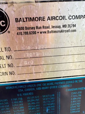 BALTIMORE AIRCOIL 500 Ton Cooling Tower Cooling Towers | Perry Equipment (4)