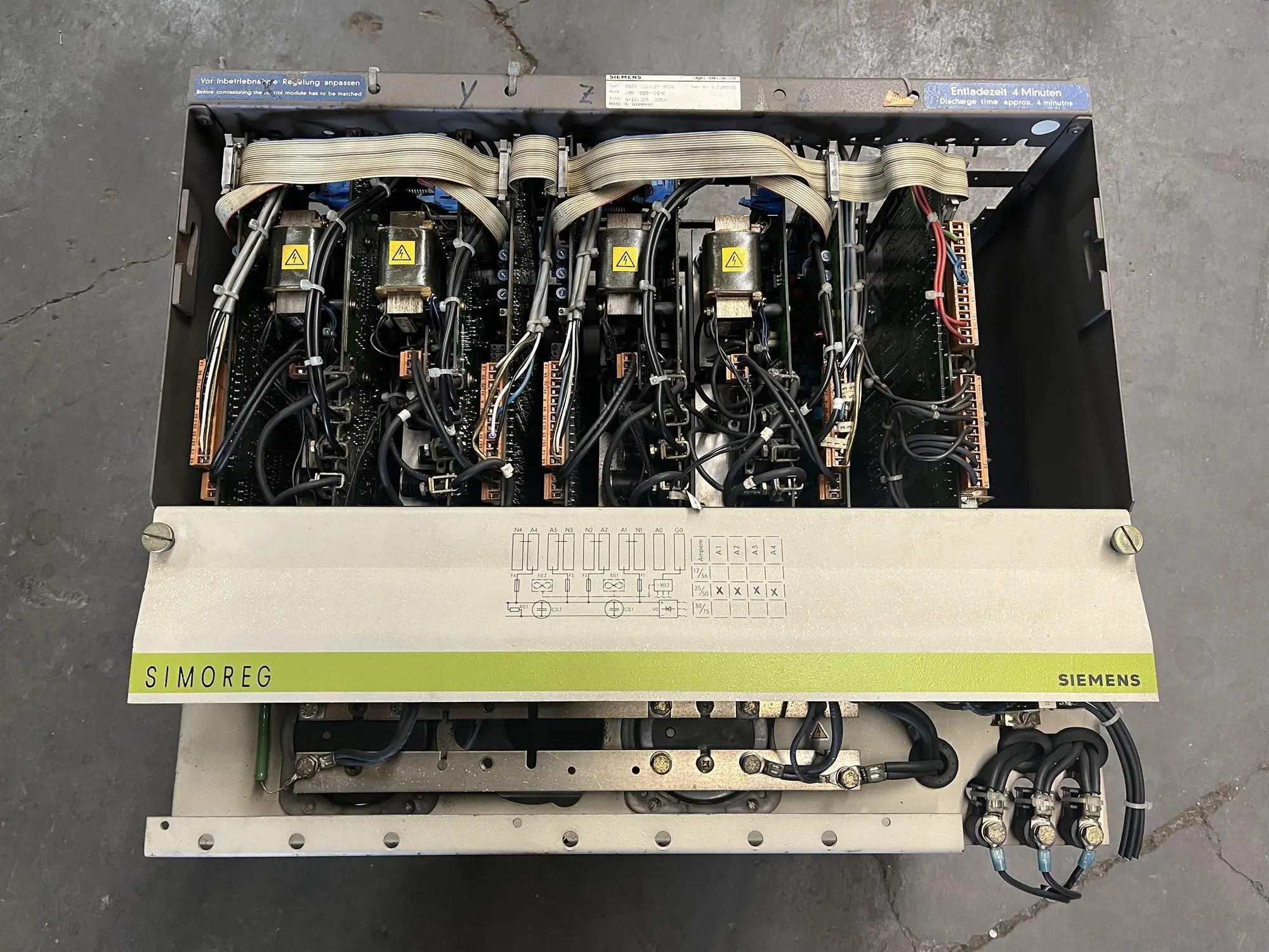 USED SIEMENS SIMOREG D165 G200/25 MREQ