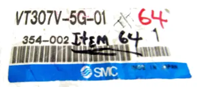 NEW SMC VT307V-5G-01 SOLENOID VALVE VT307V 5G01