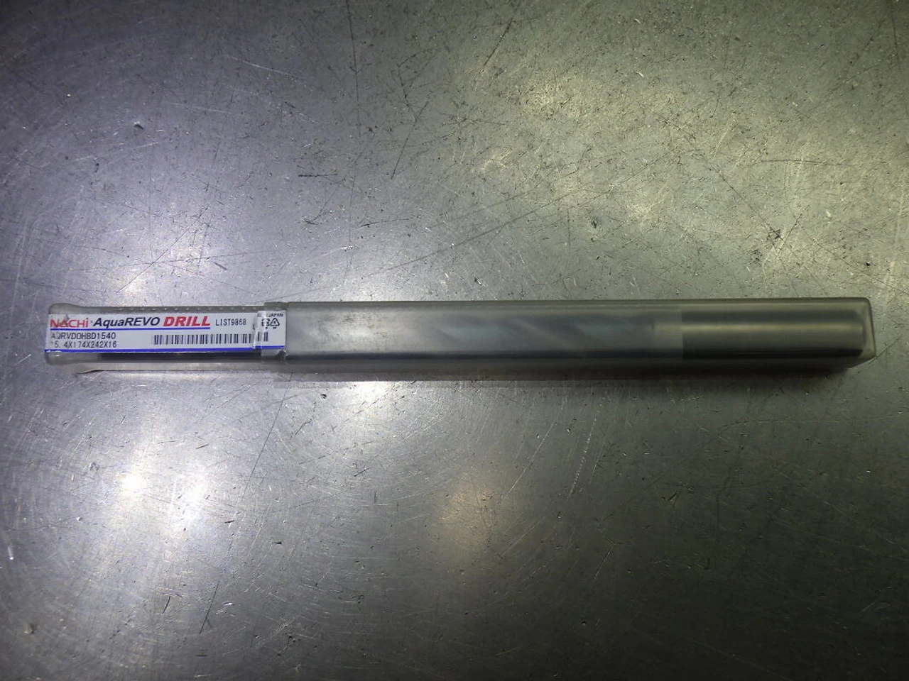 Nachi AquaREVO 15.4mm Coolant Thru 8xD Carbide Drill AQRVD0H8D1540 (LOC2583A)