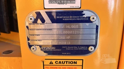 Used 2023 HYUNDAI HL965 Wheel Loaders Florida US | National Equipment Dealers #1422303