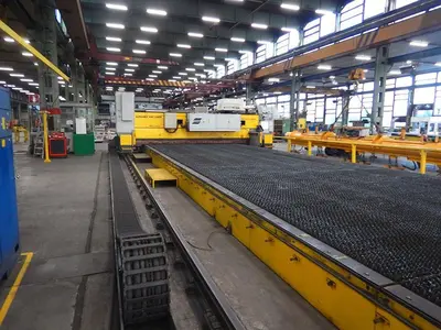 USED ESAB TRUMPF HEAVY DUTY BEVELCUT LASER 24 X 6,3 METER