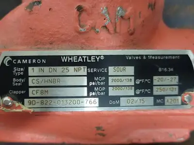 USED 2015 CAMERON 9D-822-013200-766