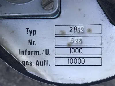 USED FRABA KOLN MOTOR 2852 + ENCODER