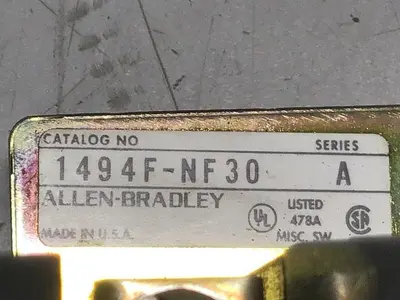 USED ALLEN BRADLEY 1494F-C633 SER B
