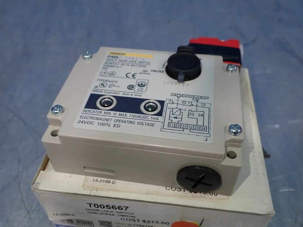 New | in-Stock OMRON D4BL2CRAA Relays & Switches | HGR 24 #739123