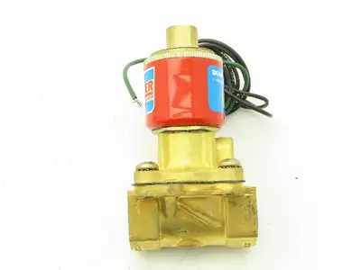 Skinner Lancer 4LB1HB5125 Brass Solenoid Valve 2-Way NO 120V 125 PSI 3/4" NPT