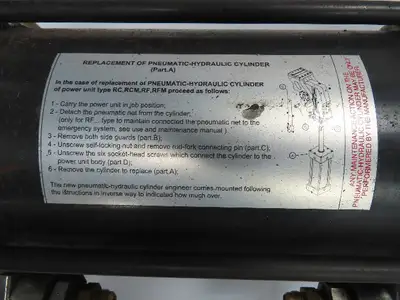 DE-STA-CO RC160.1-120OPXTGX Pneumatic/Hydraulic Pivot  Positioner Unit