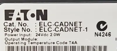 USED Eaton ELC-CADNET