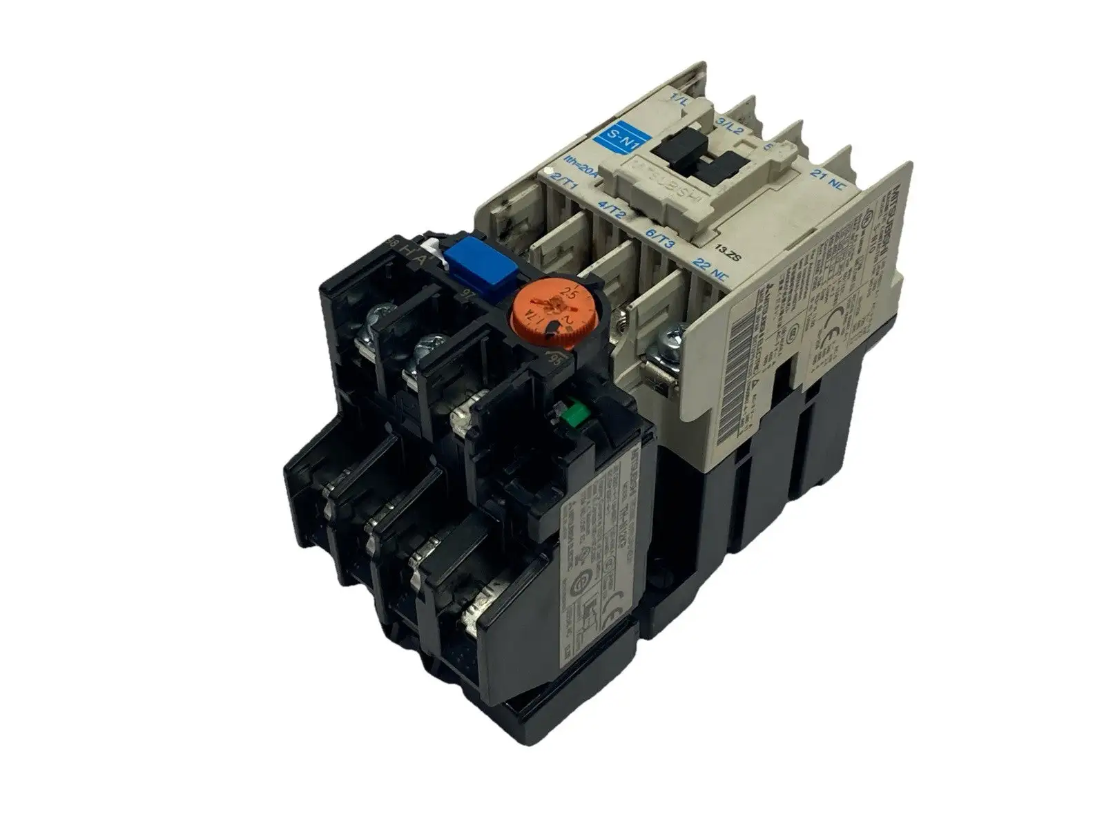 S-N10 | Mitsubishi  Magnetic Contactor w/ TH-N12KP Thermal Overload Relay - For parts or not working