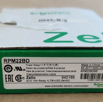 NEW Schneider RPM22BD