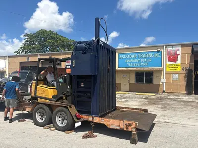 Used 2026 ZUICK 100 LB CLOTHING BALER Misc Recycling Florida US | ESCOBAR TRADING, INC. #550593