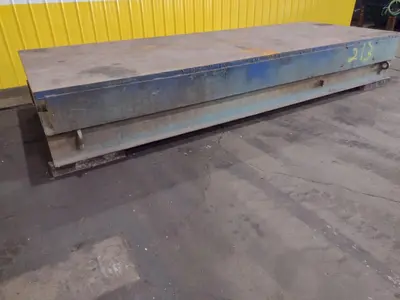 16' X 6' X 26"H HEAVY DUTY STEEL TOP WELDING LAYOUT TABLE: STOCK #18978