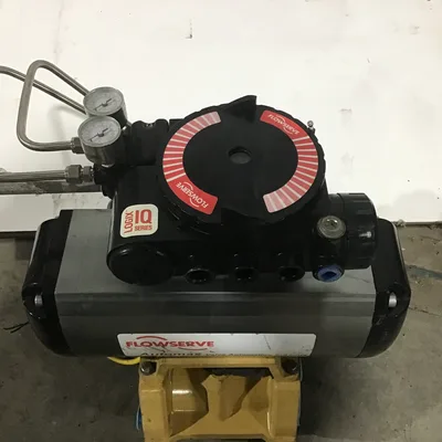 Flowserve AutoMax B150S07 Valve Actuator Pneumatic Positioner with Ball Valve