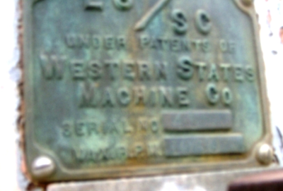 Western States 48 x 30 perforate basket centrifuge, 316SS.