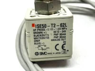 Used SMC ISE50-T2-62L Pressure Switches Michigan US | Maverick Industrial Sales #1486967