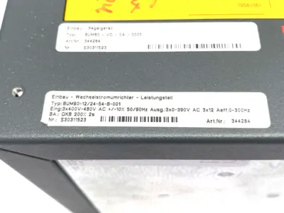 USED BAUMÜLLER SERVO DRIVE 3-PHASE BUM60-VC-0A-0001