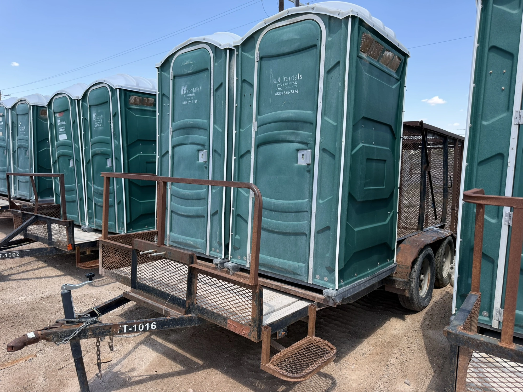 Used 2011 ASSEMBLED TRASH/PORTA JOHN TRAILER Misc Trailers Texas US | Miedema Asset Management Group #1312746