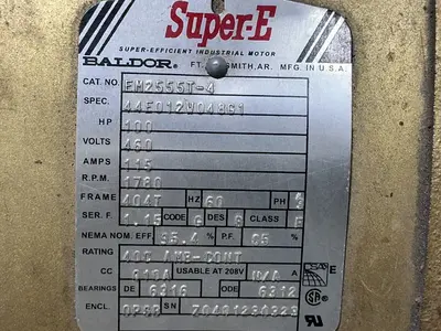 Used BALDOR EM2555T4 A.C. Motors Ohio US | HGR 24 #1404364