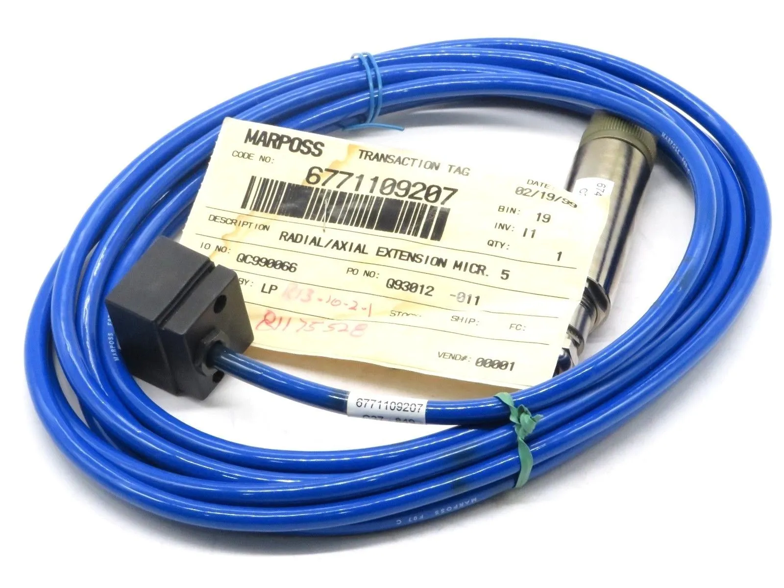 NEW MARPOSS 67490000A0 C37-831 RADIAL AXIAL EXTENSION 6771109207 C37831