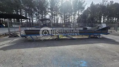 USED HARRIS HLO12HD WIDE MOUTH HORIZONTAL WITH CONVEYOR