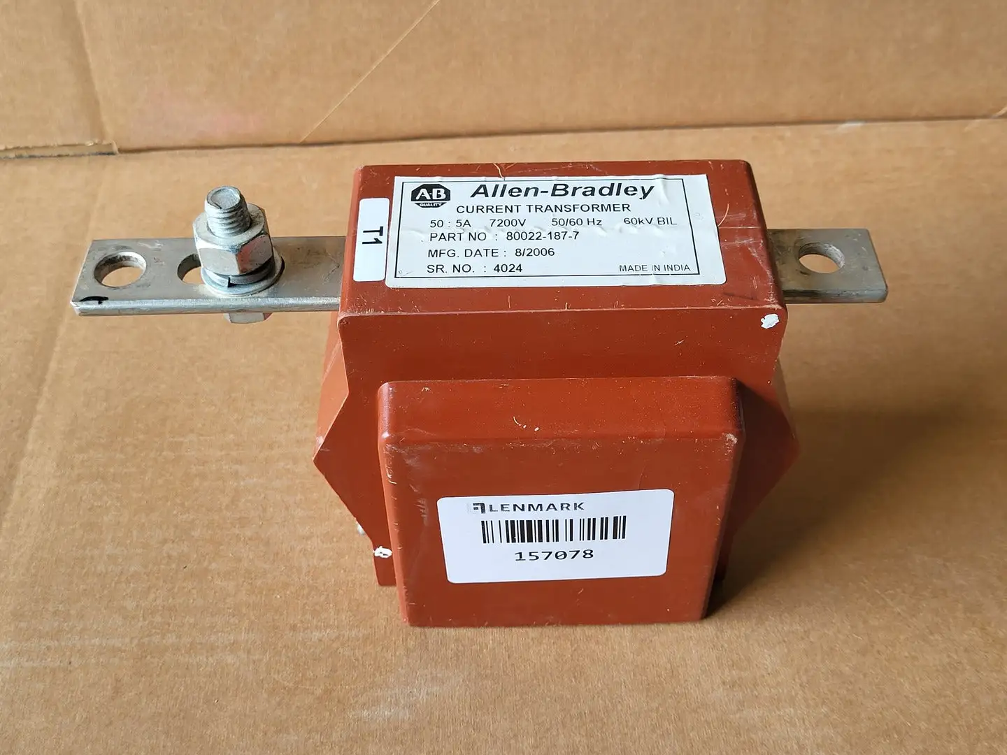 Used 2006 ALLEN-BRADLEY 80022-187-7 Transformers British Columbia CA | Lenmark #1426929