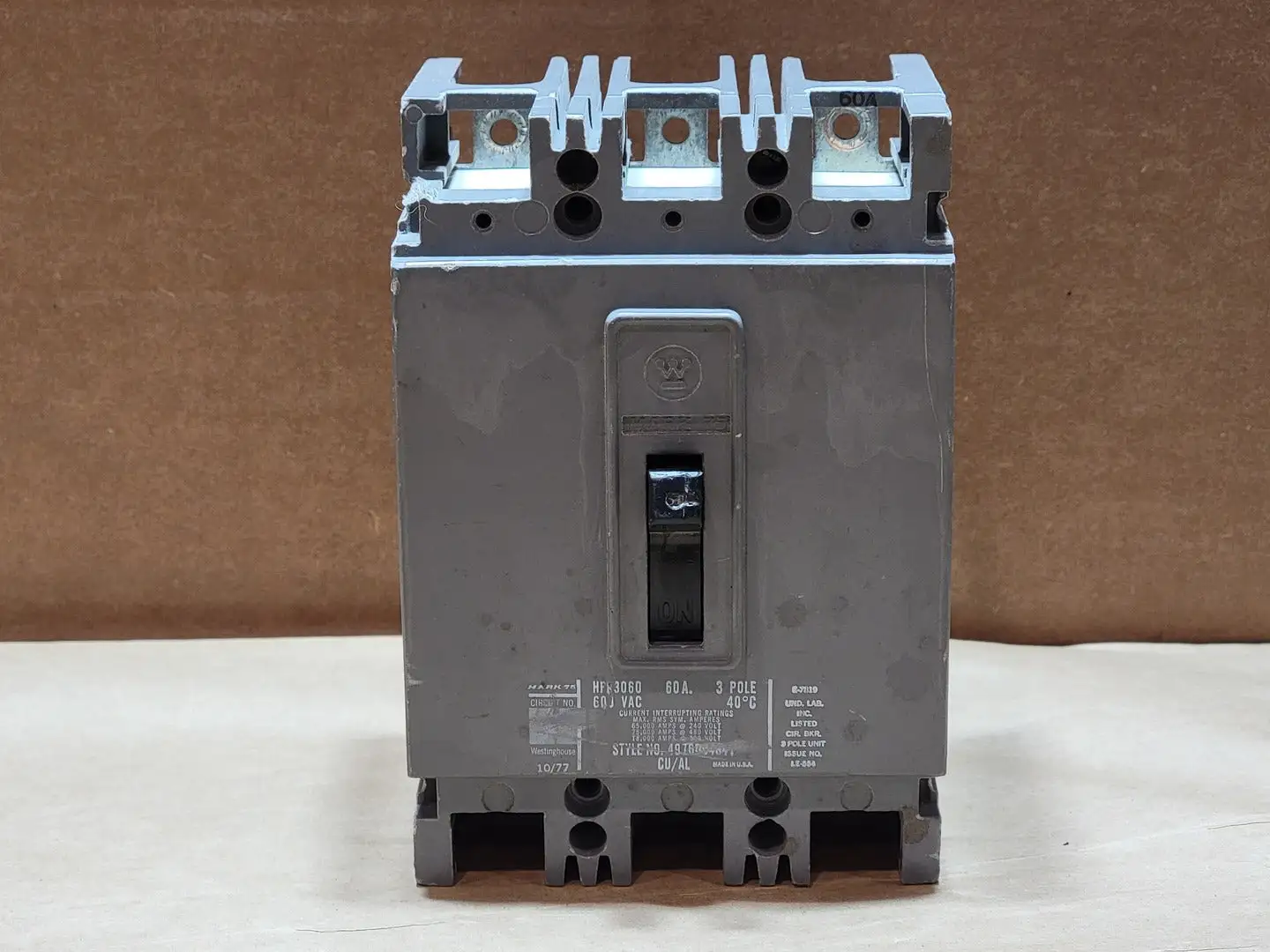Used WESTINGHOUSE HFB3060 Switchgears British Columbia CA | Lenmark #835597