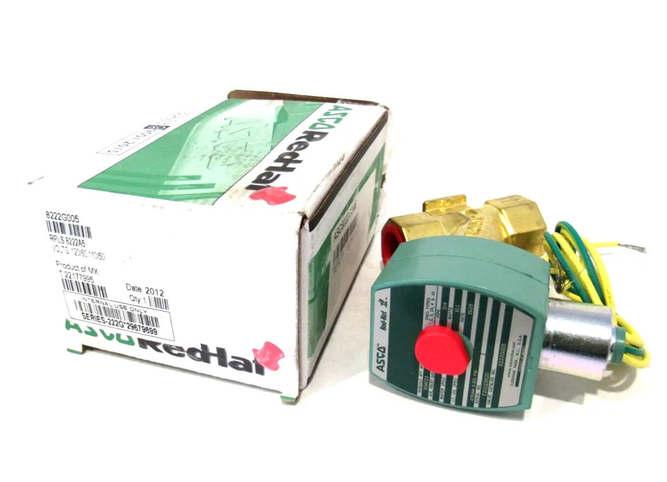 NEW ASCO 8222G005 SOLENOID VALVE