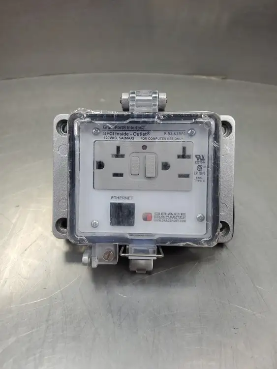 Used Grace Engineered Products P-R2-K3RF0 Ethernet Interface, 120VAC, 5AMP PLC Ethernet Equipment South Carolina US | Palmetto Automation #1158306