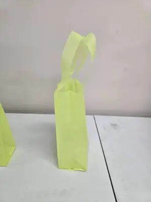 Lime Green 5" x 3" x 8" Gift Bags