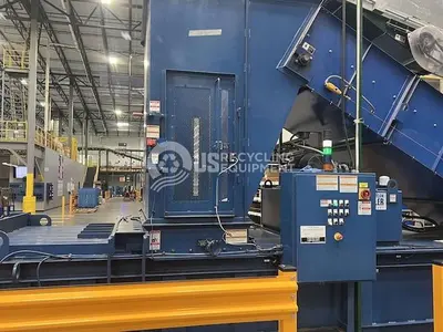 Used 2014 AMERICAN BALER PW3560 CLOSED DOOR HORIZONTAL BALER WITH CONVEYOR Balers Indiana US | US Recycling Equipment #1332422
