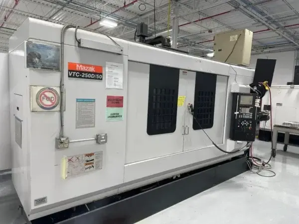 Mazak VTC-250/50D with Rotary Table – 2008